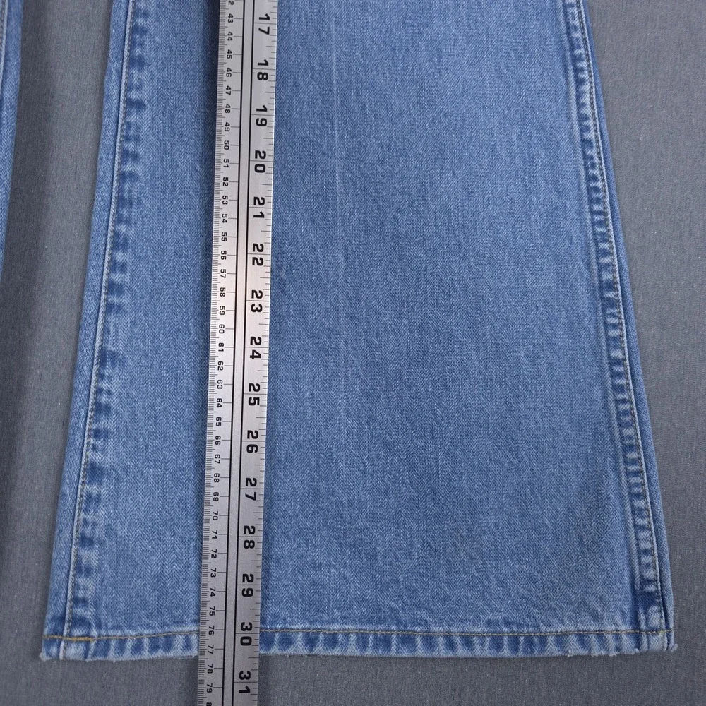 Wrangler Wanderer High Rise Flare Jeans Womens 29x30 (Fits 31x30) Wide Leg Denim - Picture 8 of 16
